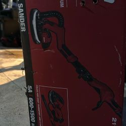 Bauer wall sander telescoping with LED light and automatic dust collection