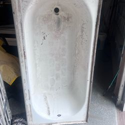 Tub and shower glass door