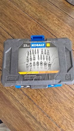 New Kobalt 23-Piece Torx Star Bit Socket Set (1/4" & 3/8" Drive)