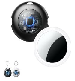 2 Pack Tracker Tag MFi Certified Work with Apple Find My iOS Airtag