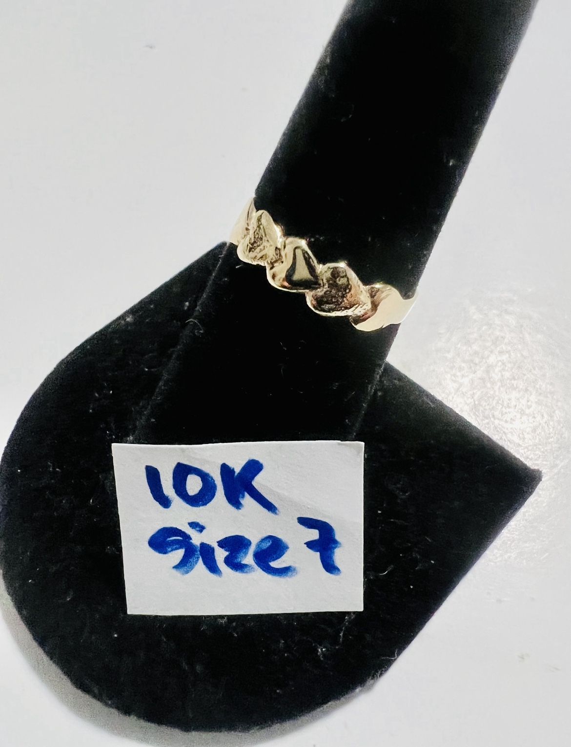 10K Solid Gold Wedding Ring Size 7