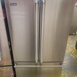 July 4 Sale Viking 36 Inch Counter Depth Refrigerator 19.8 Cu Ft Stainless RVFFR336