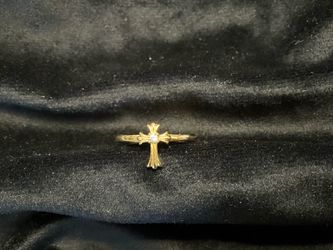 Chrome Hearts Bubblegum CH Cross Ring 22K Gold Diamond Designer Luxury Jewelry