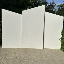 Three Wooden Backdrops Wall