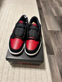 Jordan 1 Low ‘Banned’, sz 10.5M