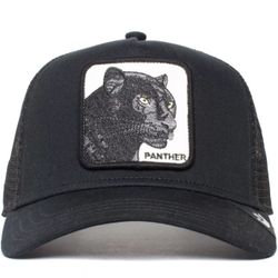 Panther Black Trucking Cap 