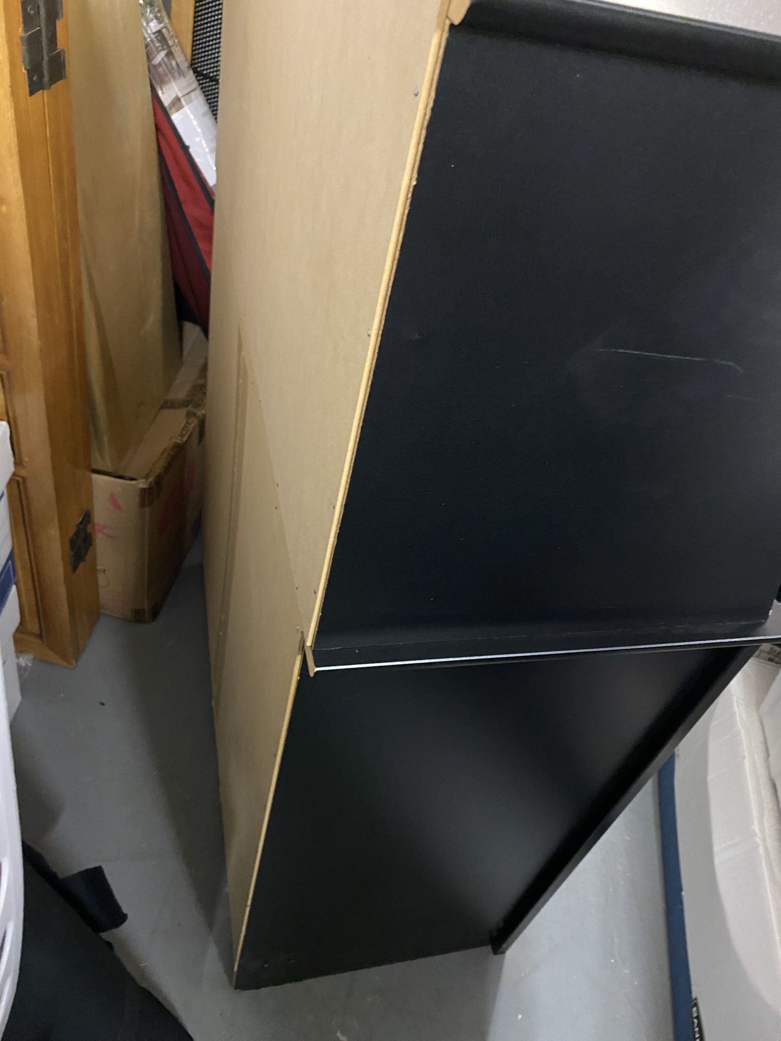 Three Door Desk With Writing Table