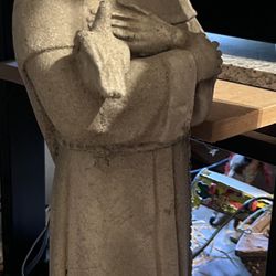 St Francis Concrete Statue