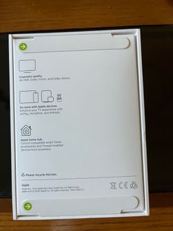 Apple TV New Seal Box
