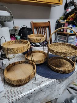 3 tired Baskets