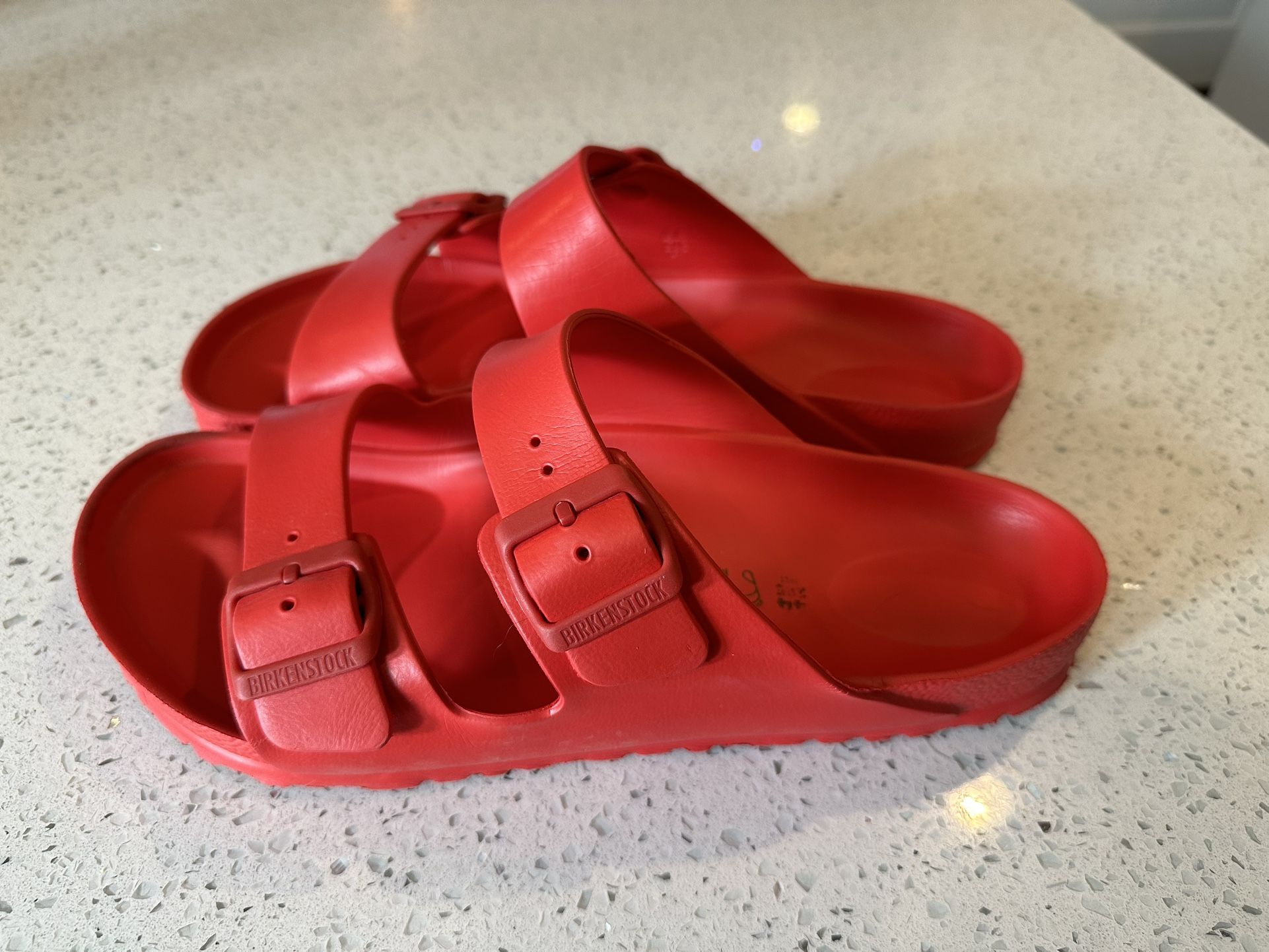 Men’s Birkenstock Arizona Essentials EVA Red Beach Sandals
