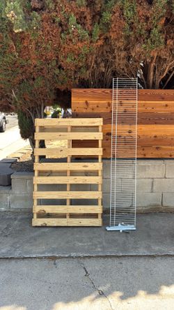 FREE Pallet and Wire Shelving Rack