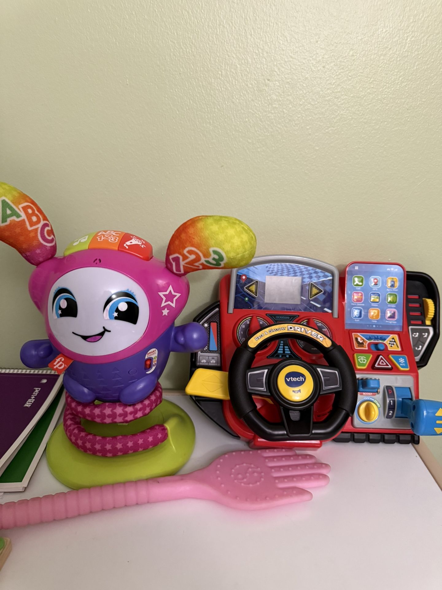 Bounce Toy And Driving Wheel 