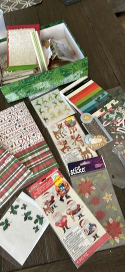 Christmas scrapbook box