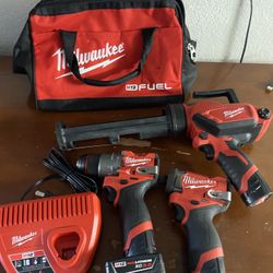 MILWAUKEE FUEL M12 TOOLS
