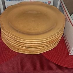 14 Inch Platter Or Ceramic Plate Settings Lot Of 8 