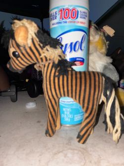 Old vintage zebra