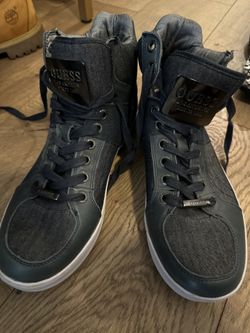 Men’s Guess Denim High Tops US 11 New
