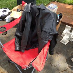 Black Men’s Faux Leather Jacket