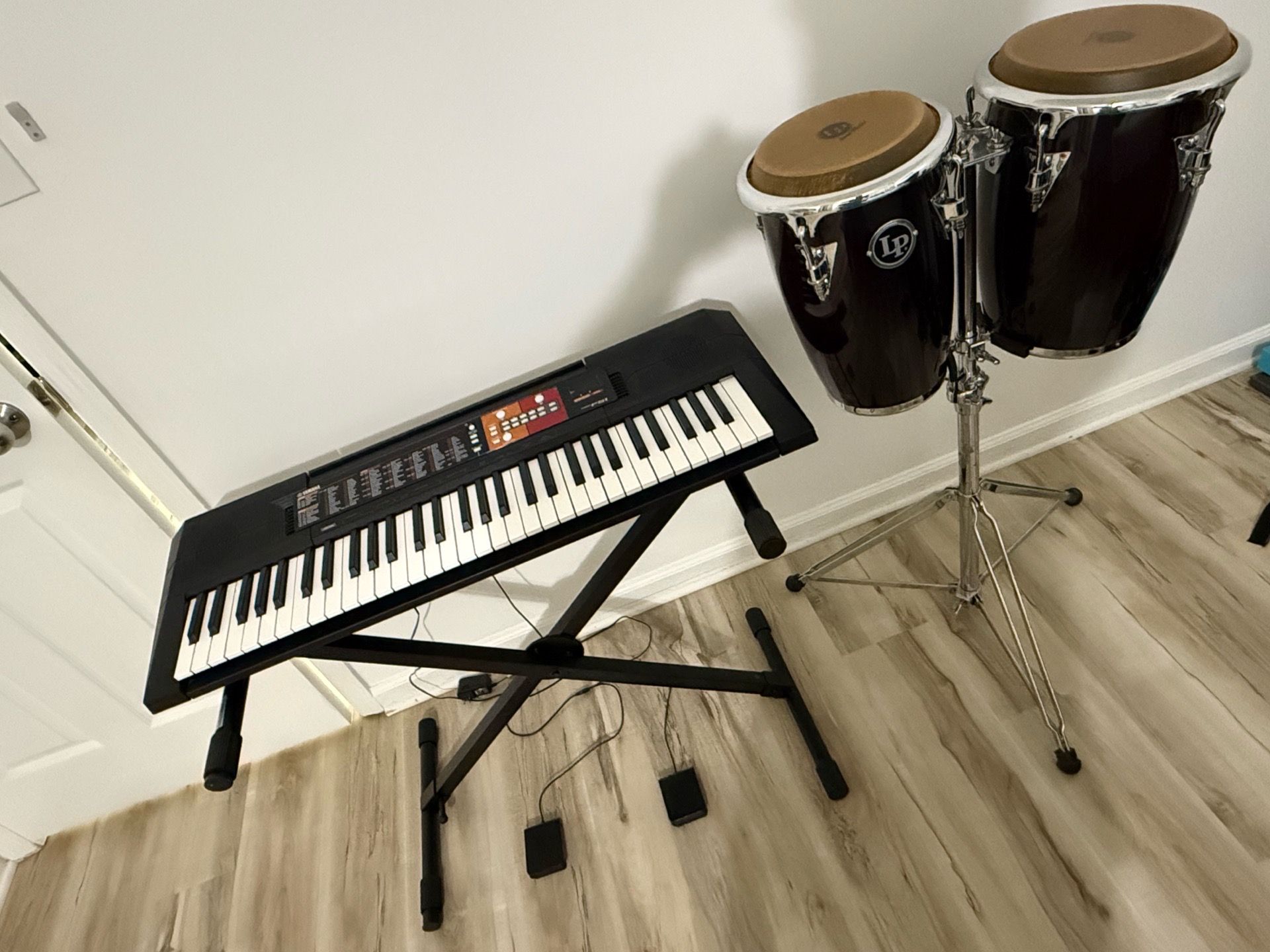 Conga and piano