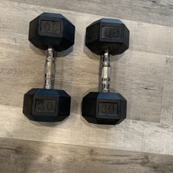 30 Pound Dumbbells Set Of 2 First Come First Serve 