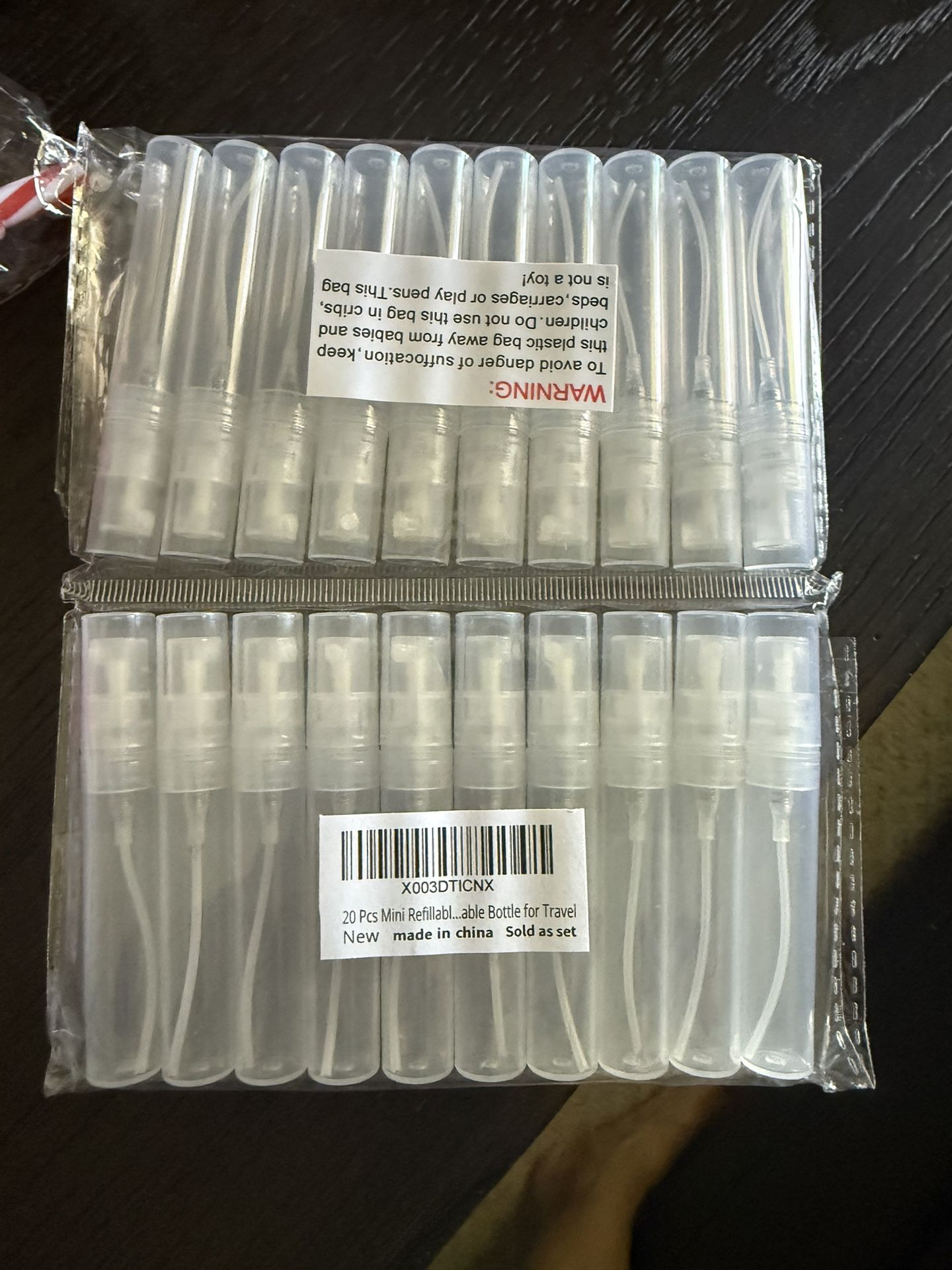 Mini Perfume Cologne Sample Bottle