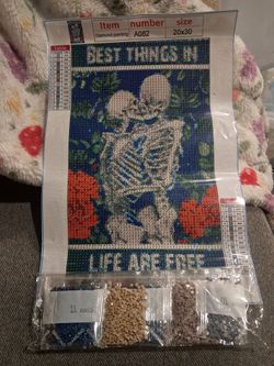 Diamond Painting Kit Skeleton Embrace 20x30
