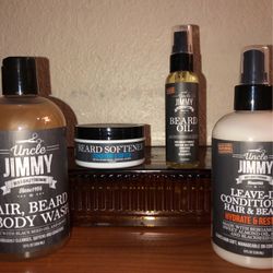 All Brand NEW! 🆕    Uncle Jimmy - Beard / Hair / Body Care Products (((PENDING PICK UP TODAY 5-6pm))) 