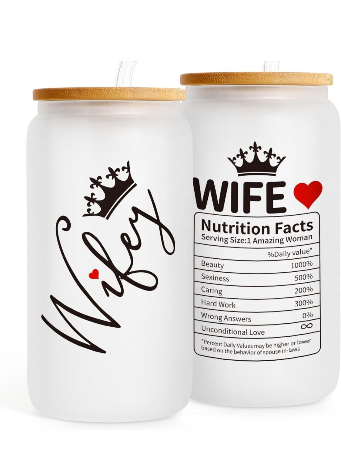Wifey Glass Cup