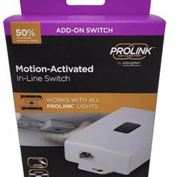 PROLINK Add-On Switch Motion Activated In-Line Switch