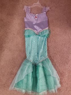 Disney Little Mermaid Ariel Girls Halloween Costume Dress