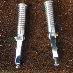 Chrome foot pegs