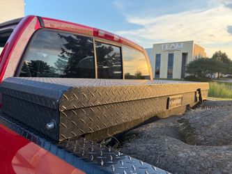 Husky tool box for truck