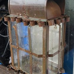 Vintage Copper and Glass Yard "Gaslight"
