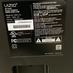 Vizio TV  60”