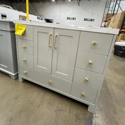 New Elias 42 Inch Contemporary – Modern Bathroom Vanities Gray