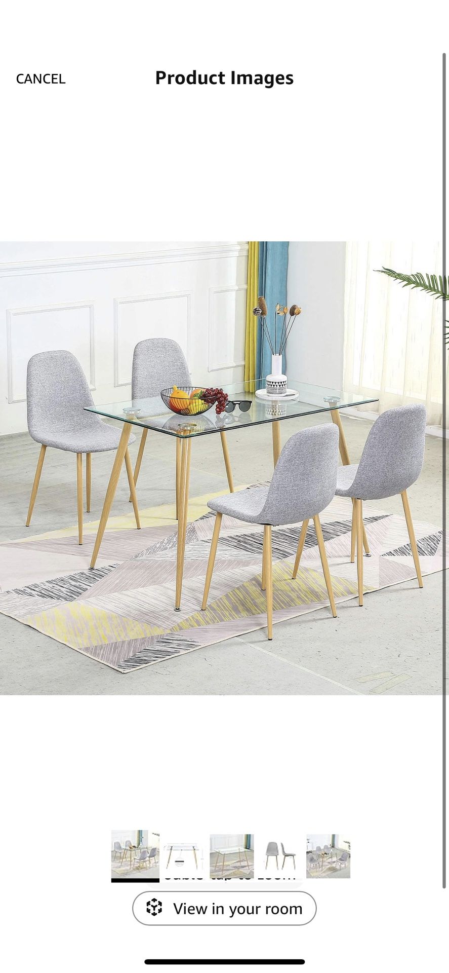 4 Dining Dining Chairs , No Table, Brand New In The Box