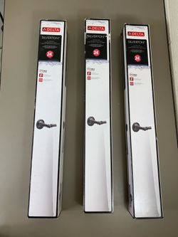 (3) 24” Delta Silverton Towel Bars