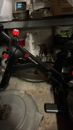 Two Peloton bikes parts