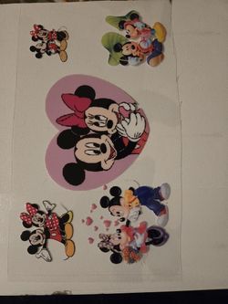 Mickey & Minnie UV Sticker
