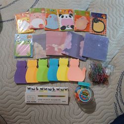  Stationary Lot: Cat Themed+ Other Themes