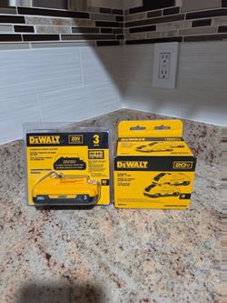 DeWalt battery 3 pack