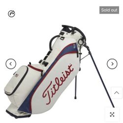 titleist golf bag