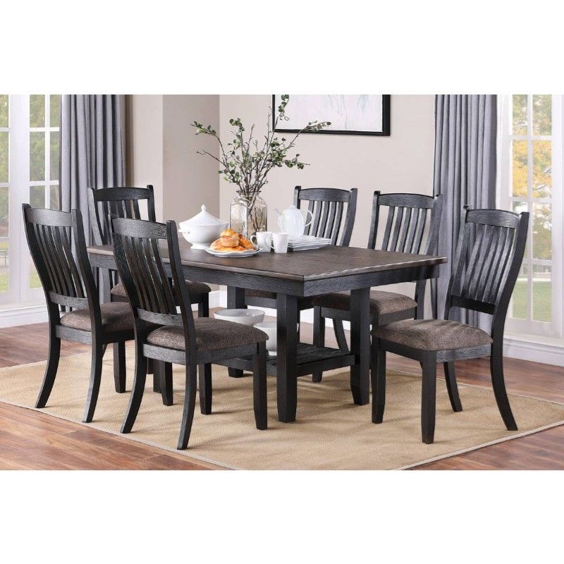 7 Piece Dining Set - AVAILABLE IN REGULAR OR COUNTER HEIGHT 