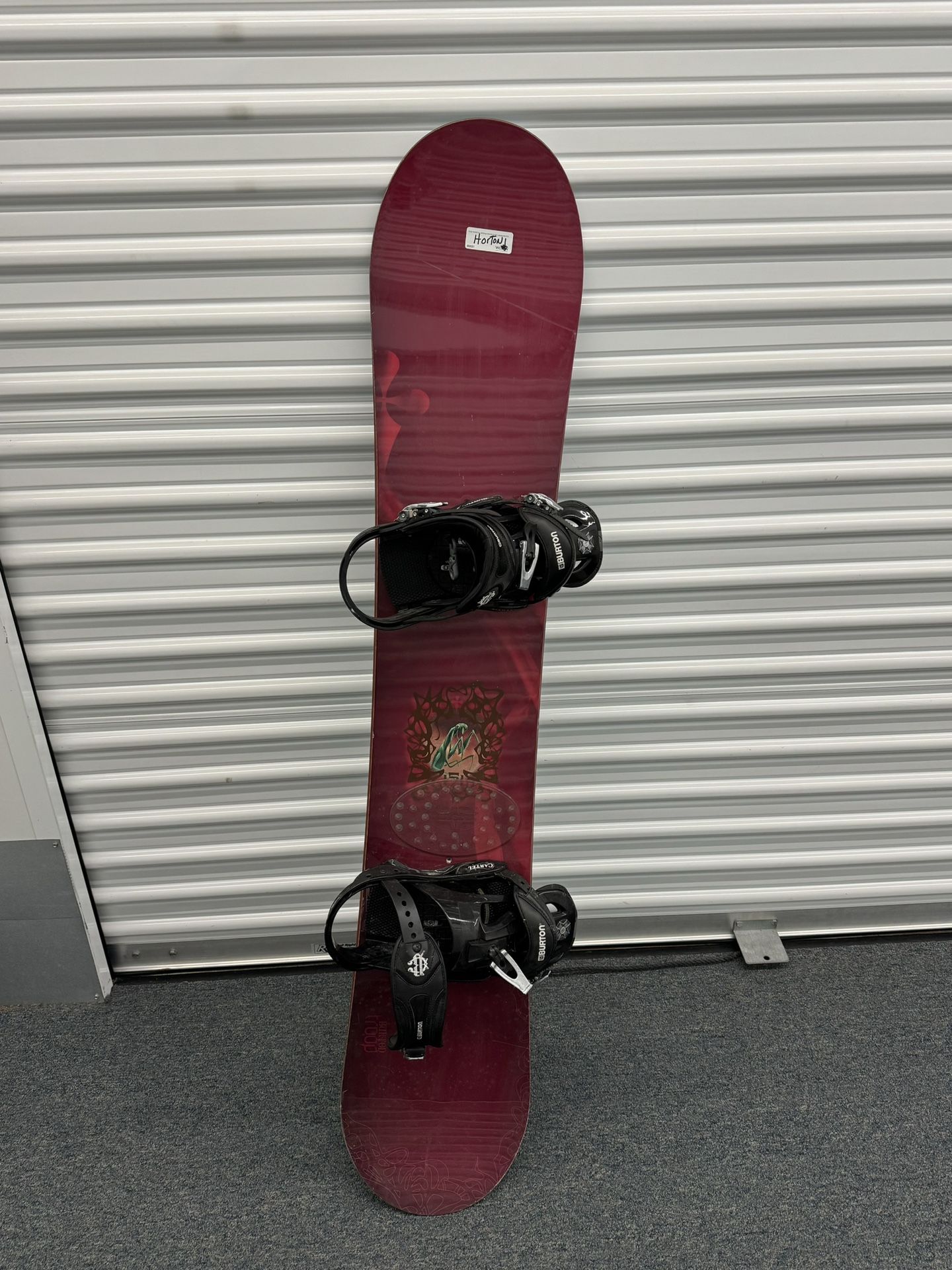 Burton Hometown Hero Snowboard With Burton Cartel Bindings