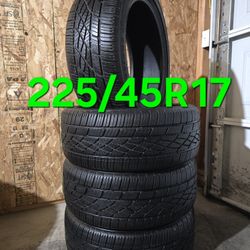225/45/17 Tires Firestone FIREHAWK V2 All Season 