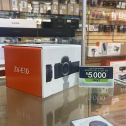 Sony ZV-E10 With 16-50mm Lens