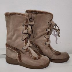 Aerosoles SZ 6 Suede Leather Boots GUC