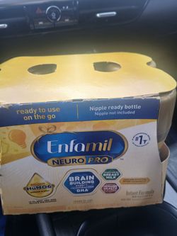 Enfamil formula lot of 18pks of 6 8oz bottles