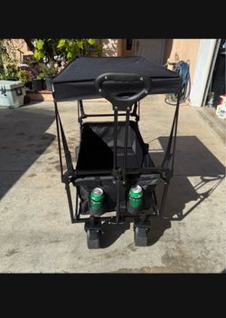 Wagon with canopy